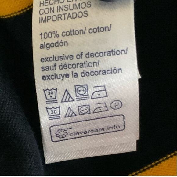 Tommy Hilfiger Rugby Polo Shirt Men Small Embroidered Logo Striped Multicolor - Picture 11 of 12